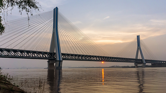 Мост Тяньсинчжоу / 天兴洲长江大桥